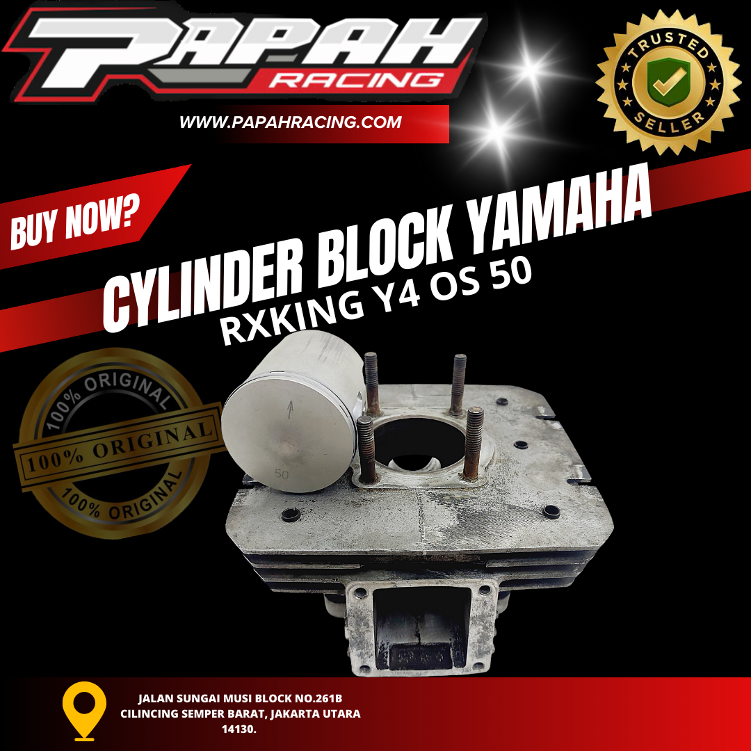 CYLINDER BLOCK YAMAHA RXKING Y4 OS 50